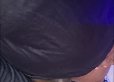 Overhead Cam of White CD Whore Eating Meat & Swallow Nutt ️