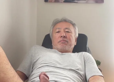 Masturbating My Big Asian Cock