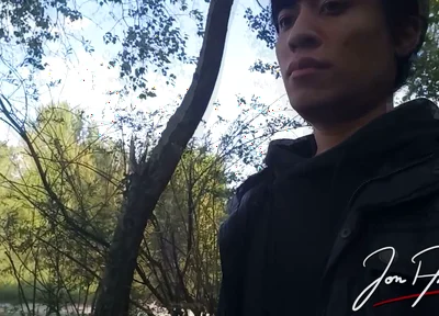 Gay Boy Jon Arteen Freeballing Showing His Dick and Naked Ass Outdoor