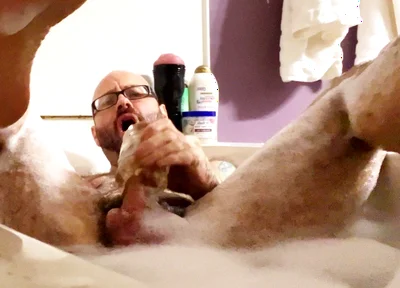 Rub a Dub Dub a Handsome Hairy Horny Stepdaddy in the Tub
