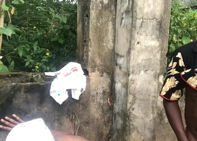 Rough. Sweet Sex Behind an Uncompleted Building and I Piss Into His Mouth