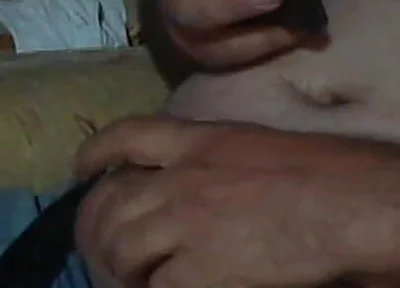 Hairy Horny Bear Cums at the End of the Broadcast