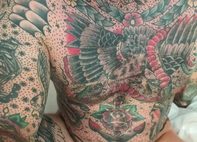 Tattooed Dom Ass Worship Solo