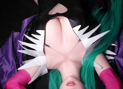 Aerith X Morrigan Darkstaklers Cosplay