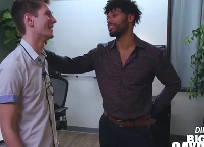 Trevor Harris And Tony Genius In Office Chemistry: Trevor Sucks Tonys Big Cock Hard 7 Min