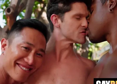 Jkab Ethan Dale, Deangelo Jackson And Ethan Dale - A Gay Train Threesome