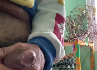 Hard cock with dripping cum