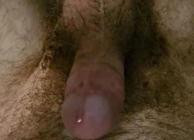 Closeup POV of My Cock Cumming on Myself