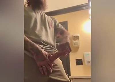 Jerk & Cum In Bathroom At Work Cum With Me Bro