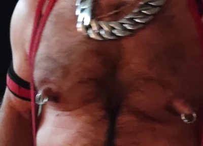 Nipple Muping While Smoking Gar