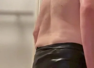 Julian Sharp with Black Stockings on