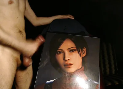 Cum Tribute for Ada Wong (game Character From Resident Evil 4 Remake) Huge Load