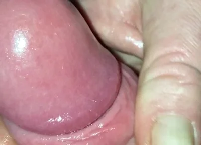 Long, Pumped Bulging Foreskin Dick with Cumshot