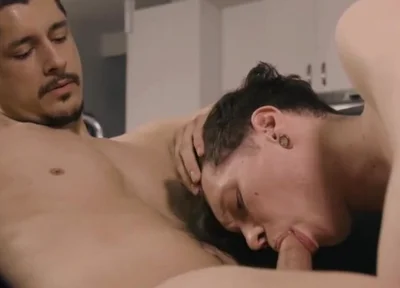 Hot Massage Turned Into Intense Bareback Between Stepdad - Marco Biancci
