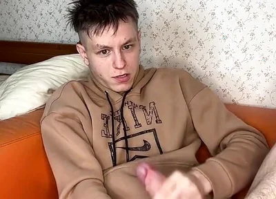 Petite Twink's Intense Jerk off Climax