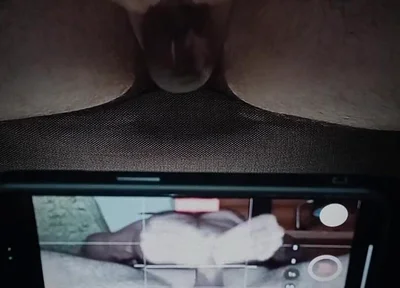 Filming a White Uncircumcised Penis Masturbation.