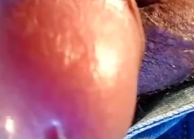 Latin Man Jerking off His BBC and Thick Uncut Cock Wearing Jeans