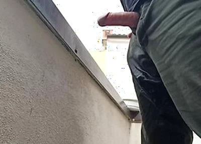 Peeing In My Pants Watching From The Balcony