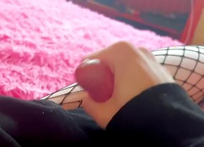 Femboy Cums On Himself After A Tough Day To Feel Better (*w*)