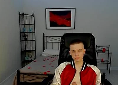 Blonde Twink Gay Masturbate With Big Dick Fuck Soo Hard