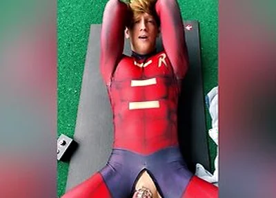 Halloween Costume Twink Super Hero Cosplay Porn Compilation