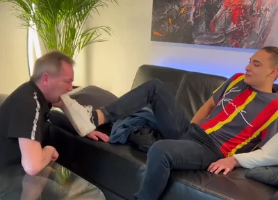 German Master marek sneaker licking