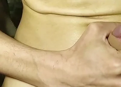 Young twink pours himself with cum