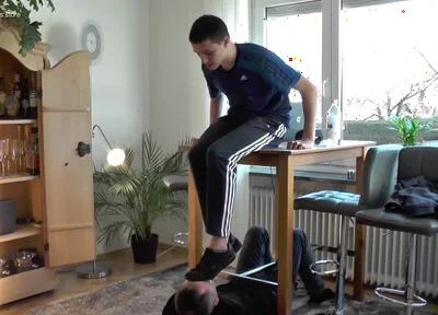 Germany master dierty sneaker licking