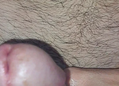 Close-up and Great Cumshot with My Saliva.