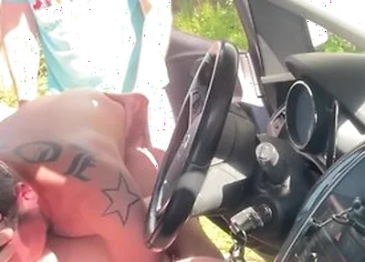 Rest Area Threesome I Flash My Cock And Get Fucked By Two Horny Strangers