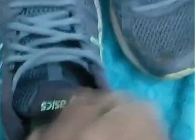 Fuck and Cum in Asics of My Wife