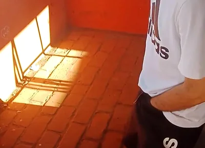 Playing with Him in Shorts