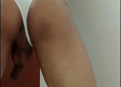 Showing Her Panties Under Her Skirt with POV Surprise, Come and Bust My Ass