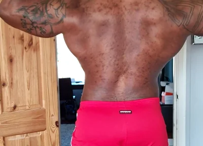 Red Shorts Big