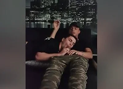 Caught Jerking Off By My Boy And Got My Cock Sucked Hard - He Swallowed My Cum