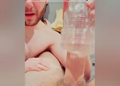 Fucking A Toy With A Friend / Sharing Fleshlight Filled With Cum / Two Guys Fuking One Fleshlight
