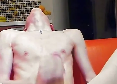 Very Long Cumshot on Cock Stays Hard