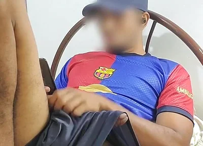 Male Watching Porn in His Room