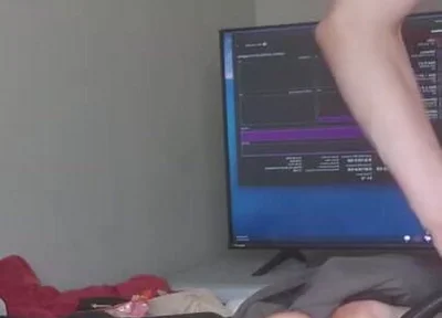 Bubble Butt Boy Turns His Belly Into a Ball