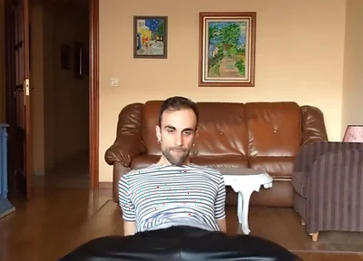 I Make a Streeptease Dressed in Military Dress