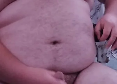 Chubby Guy Masturbating