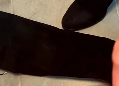 Cum on Step Moms High Heels