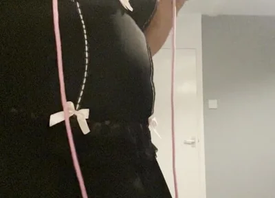 Cock and Ball Bondage with Sissyfication