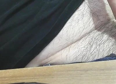 Big Italian Dick Jerk and Big Cum at Office Desk