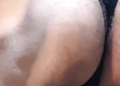 Black Thong Try on