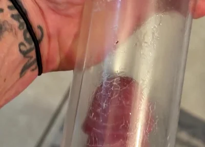 Pumping up Penis