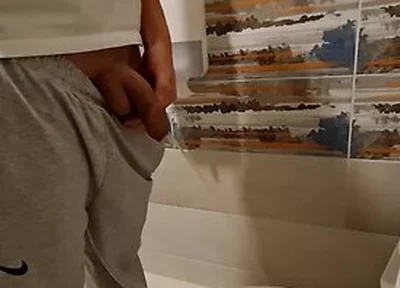 Young Gay Long Pissing At Home