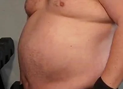 Muscle Chub Bear Working Out