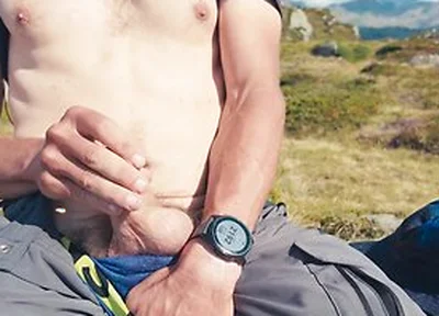 Risky Jerk-off On 2204m Of Altitude In The Austrian Alps
