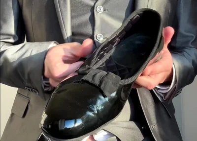 Suited Groom Jerks off in Hotel Room